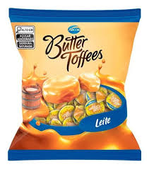 ARCOR BALA BUTTER TOFFEES LEITE PCT 400GRS